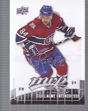 2009-10 Upper Deck MVP Canadiens Hockey Card #144 Guillaume Latendresse