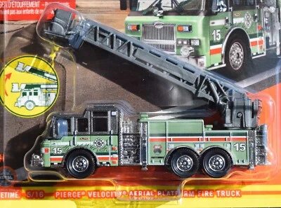 NIP MBX Real Working Rigs Series - Pierce Velocity Aerial Platform Fire Truck - Image 1 of 2