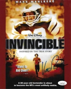 Foto autografiada de la película Vince Papale Philadelphia Eagles 8x10 con Coa JSA- - Imagen 1 de 1