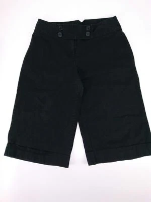 Ingredientes Pantalones Cortos Capri Elásticos Talla 8 Negro Cintura Ancha 31X16.5  Foto 1 de 4
