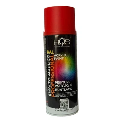 HQS COLORS VERNICE SPRAY RAL 3020 ROSSO TRAFFICO OPACO 400 ML