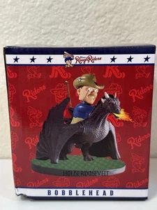 Rough Rider Bobble Head House of Roosevelt Nuevo En Caja - Imagen 1 de 5