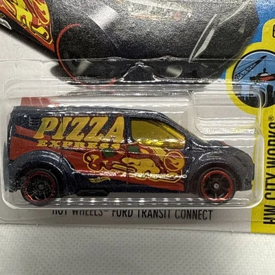 Hot Wheels HW City Works Ford Transit Connect Reg Treasure Hunt Rare B36 - Image 1 of 4