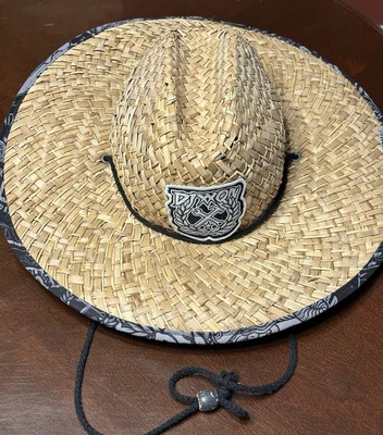 Sombrero para sol de paja de ala ancha Dixxon Flannel Co con correa para barbilla de palanca Foto 1 de 4