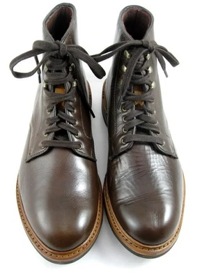 全新 Allen Edmonds "HIGGINS MILL" 防水靴 8.5 D 棕色铬合金(633N) — 第 1/4 张图片