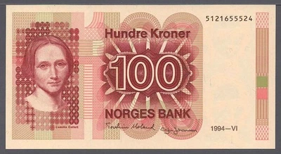 Norway 1994 - 100 Kroner P-43e -UNC - Image 1 of 2