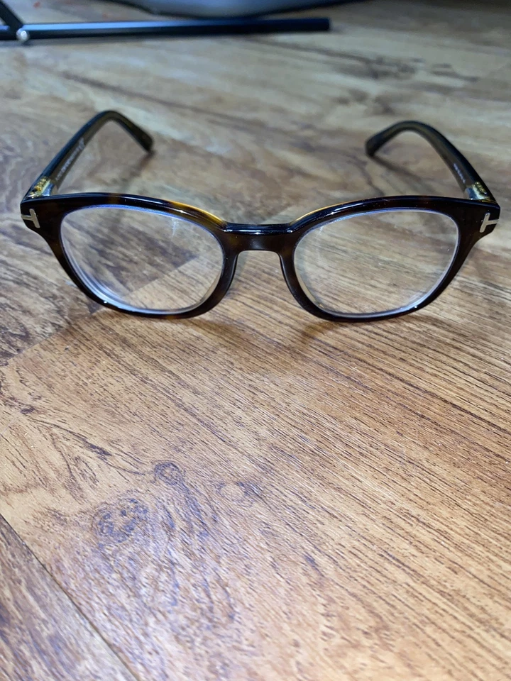 Monturas de gafas Tom Ford TF5208 092 para hombre 49-19-145 marrón tortuga Italia Foto 1 de 4