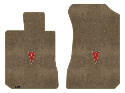 Lloyd Ultimat Front Carpet Mats for '05-06 Pontiac Montana w/Pontiac Emblem Logo - Image 1 of 4