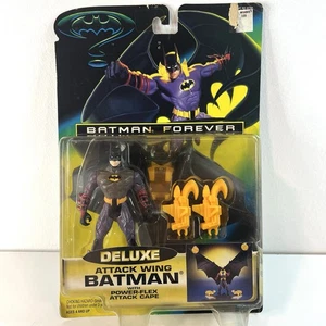 Vintage 1995 Kenner Batman Forever Deluxe Attack Wing Batman - Picture 1 of 10