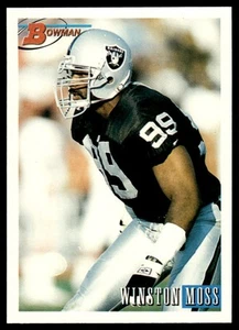 1993 Bowman Winston Moss Los Angeles Raiders #71 - Picture 1 of 2