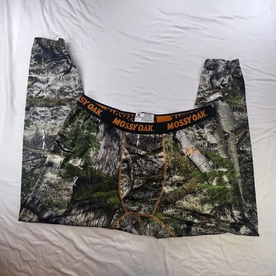 Mossy Oak Men's 2XL 2XG (44-46) Camo Camouflage Base Layer Thermal Pants - Image 1 of 4