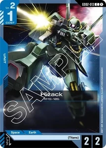 Hizack - GD02-013 - NM - Gundam TCG Card Game - Bild 1 von 1