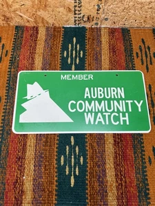 Member Auburn Community Watch Schild - 12x6 - Metall - Bild 1 von 8