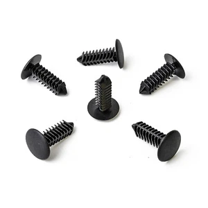 18x Universal Fixture Fir Tree Clip IN Black 0 9/16in - Picture 1 of 1