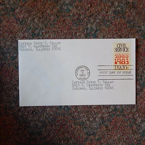 Estate Find FDC - CIVIL SERVICE 1883-1983 20 CENTS, WASHINGTON DC - Picture 1 of 5