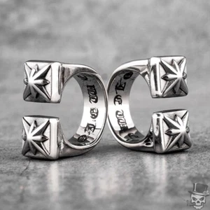 Anillo escudo estrella Sculpt Rings™ - diseño audaz y único de acero inoxidable - Imagen 1 de 9