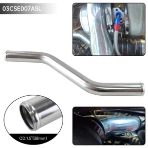 38mm OD Aluminum S Shape Intercooler Turbo Pipe 1.8mm Thick Tube 450mm Length - Picture 1 of 9