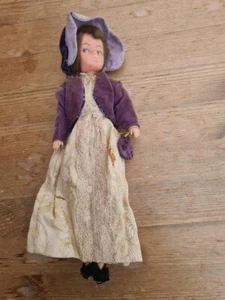 Vintage Plastic Doll Period dress - Picture 1 of 4
