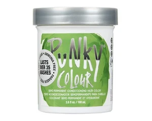 PUNKY COLOUR Semi-Permanent Conditioning Hair Color SPRING GREEN 3.5 oz - Picture 1 of 5