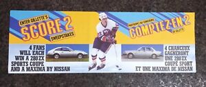 1983 Mike Bossy Advertising Coupon for  Gillette Score 2 Sweepstakes, 10" Long