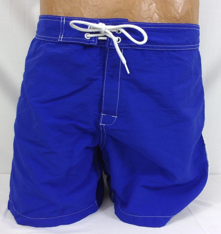 Pantalones Cortos de Surf Sauvage Para Hombre Marea Baja Rayas Laterales Talla 30-36 Azul/Negro/Rojo 12IM Foto 1 de 1