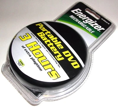 RARE NEW FACTORY SEALED ENERGIZER PORTABLE RECHARGEABLE BATTERY FOR DVD PLAYERS - Image 1 of 4
