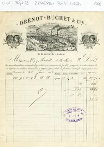 Dépt 42- Roanne - Belle Entête dans le Secteur Textile du 28/06/1901 - Imagen 1 de 1