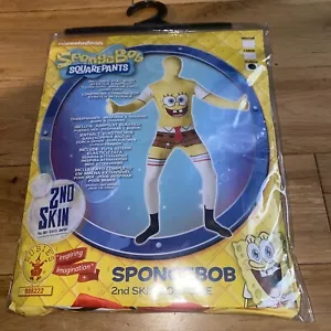 Sponge Bob 2nd Skins Kostüm X-Large Neu noch im Paket selten 2014 Nickelodeon - Bild 1 von 5