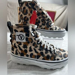 New Vans Sentey Wc leopard print VN0A4P3K4XB1. Men's size 5.5 women's size 7. - Picture 1 of 9