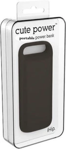 iHip Cute Power Portable Power Bank, rechargeable, 4000mAh, black *NEW* FREE S&H - Picture 1 of 1