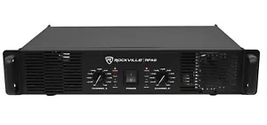 Rockville RPA9 3000 Watt Peak / 800w RMS 2 Channel Power Amplifier Pro/DJ Amp - Afbeelding 1 van 5