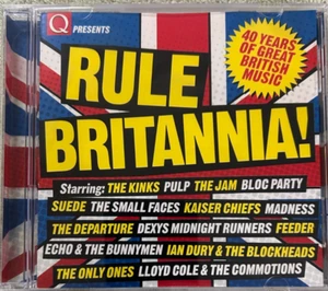 "Rule Britannia!" Brit Pop / Indie Rock / New Wave / Mod Compilation CD - Picture 1 of 2