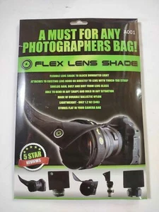 Flex Lens Shade Adjustable Flexible Lens Shade for Any SLR Lens #A001 Black - Picture 1 of 2