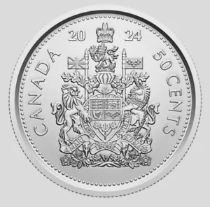 2024 CANADA King Charles III - 50 cent Uncirculated - 1 coin - Picture 1 of 4
