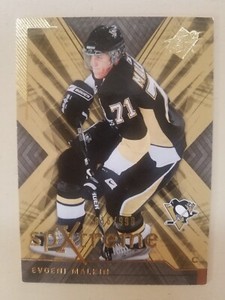Evgeni Malkin Serial Numbered UD SPXtreme Gold Foil 2007 Insert Penguins COOL!