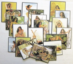 CAVEWOMAN NUMBERED CARD SET #2 Reproducing BUDD ROOT Artwork in a 20 CARD SET - Bild 1 von 2