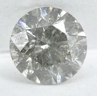 1.30 Ct Round Diamond I3 F Color Natural Diamond Loose - Image 1 of 4