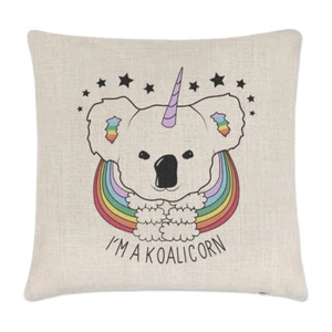I'M A Koalicorn Einhorn Leinen Kissenbezug - Kissen Lustig Koala Einhorn - Bild 1 von 1