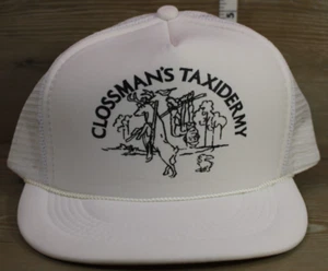 Crossman's Taxidermy Zanesville Ohio Hat Trucker Cap Snapback Deer Hunting Funny - Picture 1 of 10