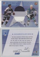 2001 ITG Be A Player Memorabilia Dual All-Star Jersey /60 Brendan Shanahan HOF
