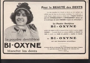 1913 BI-OXYNE TOOTH PASTE DENTAL HEALTH DENTIST HYGIENE BRUSH DEAUTY AD20587 - Picture 1 of 1
