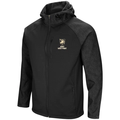Army Black KnightsMen's Full Zip Jacket Hut Hooded Full Zip Cover