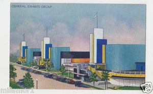 Postal 1933 A Century of Progress Grupo de Exposiciones Generales Exposición de Chicago - Imagen 1 de 2