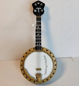 Vintage ACME Miniatur Kühlschrankmagnet Banjo Learn N' Play Sound Magnet GETESTET - Bild 1 von 7