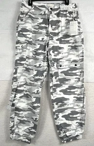 Forever 21 Project Rebel graue Camouflage Cargohose Größe Large neu mit Etikett Streetwear - Bild 1 von 16