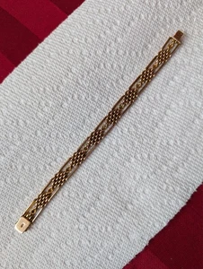 Vintage gold gate bracelet womens 10k used - Picture 1 of 3