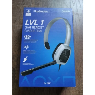 PDP LVL 1 Chat Headset for PlayStation 4 PS4 Gaming Headphone Wired - Image 1 of 4