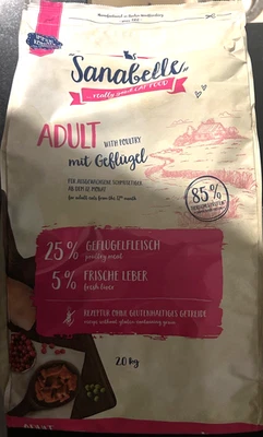 2kg BOSCH Sanabelle Grande Trockenfutter Katzen mit Geflügel 85 % tier. Protein - Bild 1 von 3