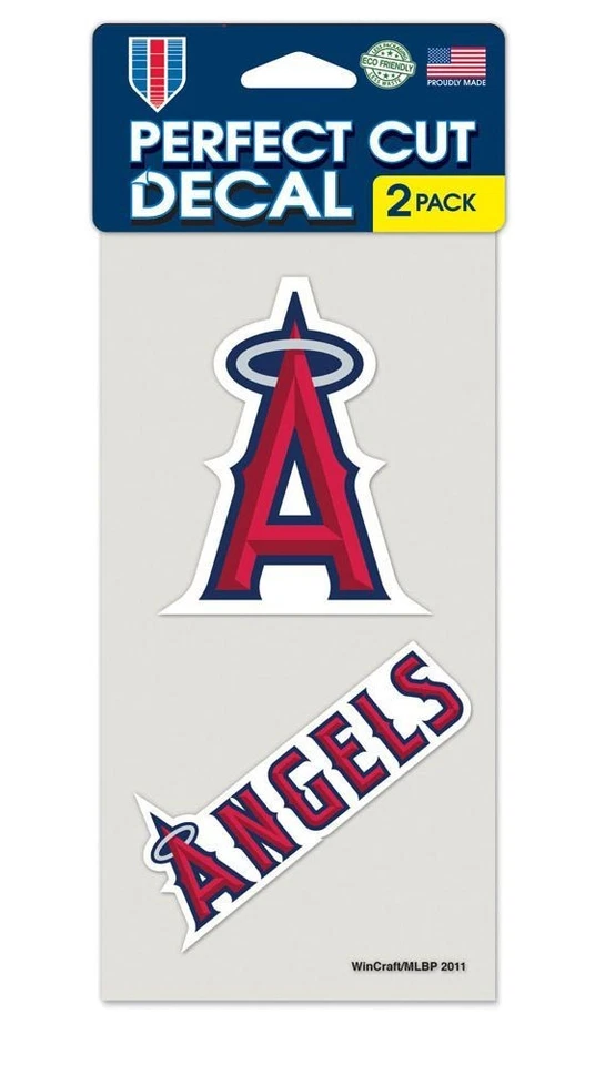Los Angeles Angels Decal 4x4 Perfect Cut Set of 2 - Image 1 of 1
