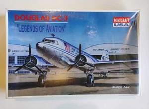Douglas DC-3 Legends of Aviation 1:144 Minicraft EE. UU. 4434 Modelo Kit Nuevo Sellado - Imagen 1 de 15